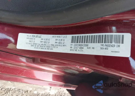 2016 Chrysler 200 Limited from USA, damaged, VIN 1C3CCCAB2GN159366